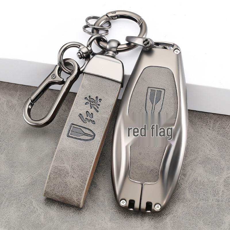 2023 Hongqi H5 Key Case for Models: HS5, H9, HQ9, HS7, H7 - Men's Classic Design