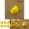Resin Chefs Hat Fried Egg And Sleeping Duck Figurine With Cheerful Expression For Modern Interior Home Accents