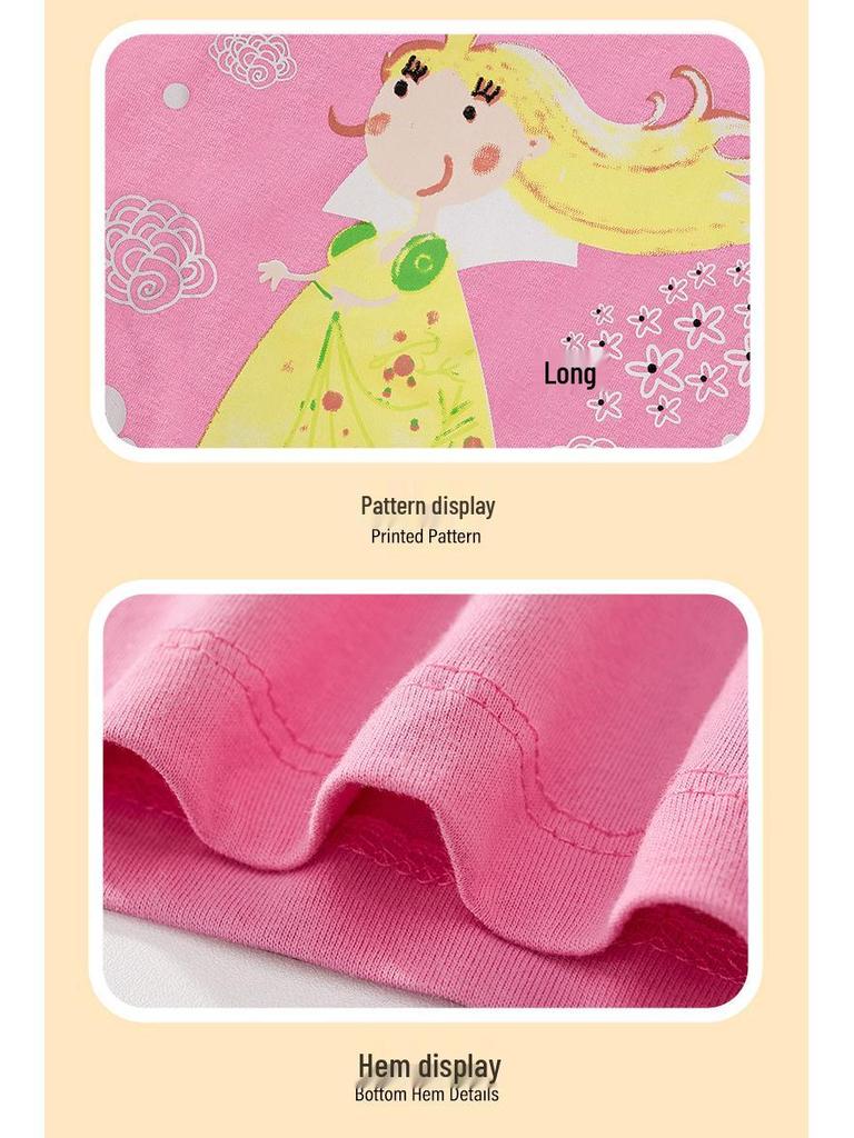 25th Anniversary Girls' Long-Sleeve Cartoon Knit Sweater - Cute Autumn/Winter Round-Neck Top