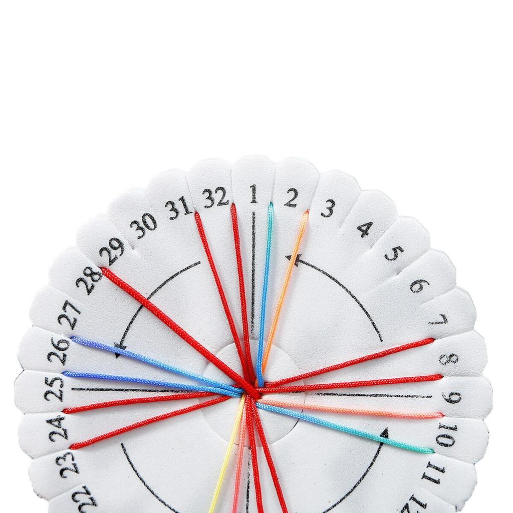 Kruhový čtverec Kumihimo Korálkový kabel Kotouč/Disk Pletená deska DIY Pletený provazový uzel Ručně vyráběné DIY šperky Desgin Board
