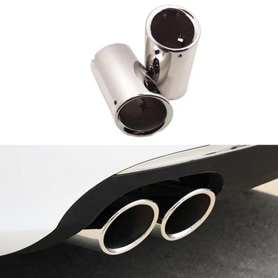 2026 1PC For AQ2 Q3 2012 -2021 Exhaust Tip Muffler Rear Exhaust Pipe Tail Muffler Tip Stainless Steel Auto Accessories Modification