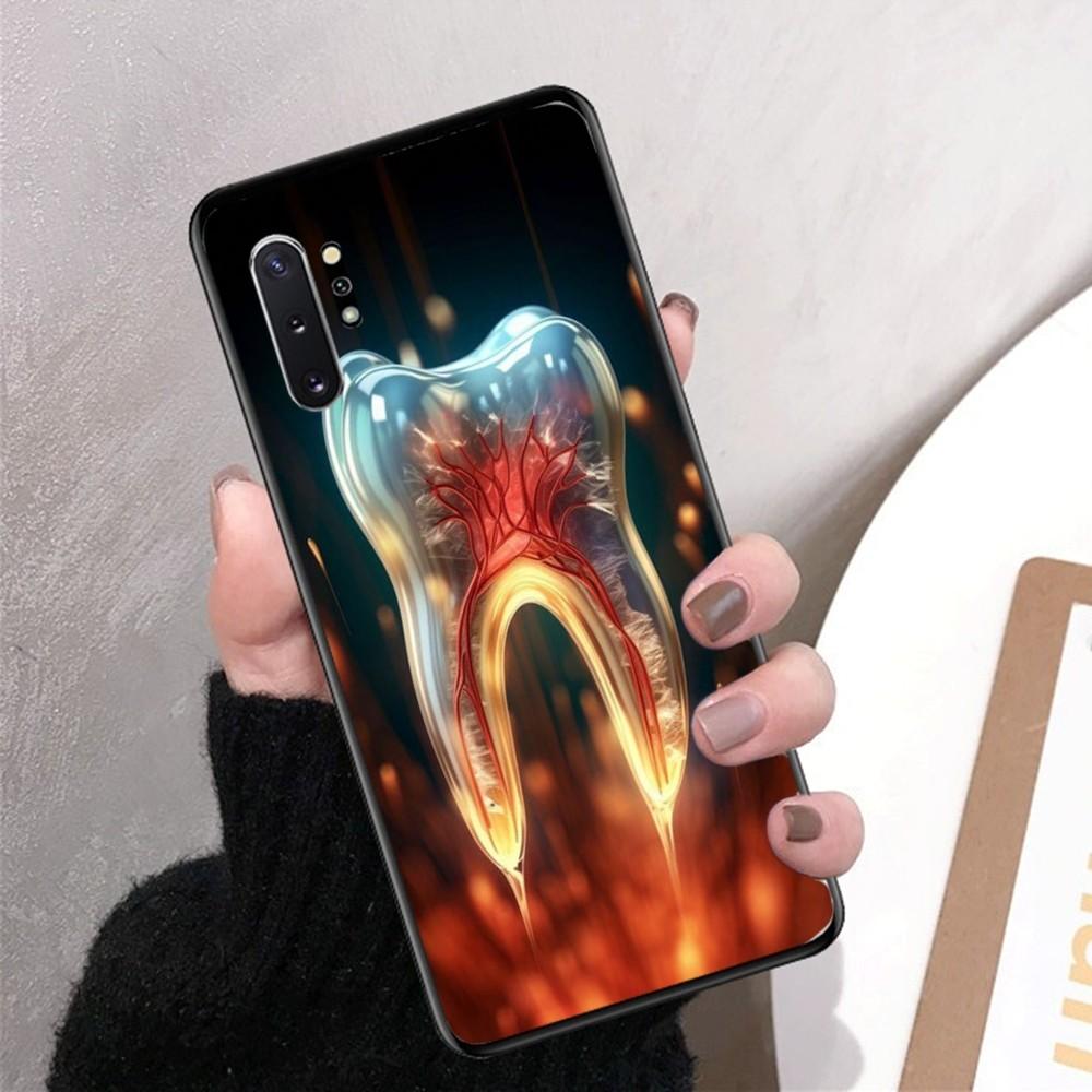 Dentist Pattern Tooth Phone Case For Samsung Note 8 9 10 20 Pro Plus Lite M 10 11 20 30 21 31 51 A 21 22 42 02 03