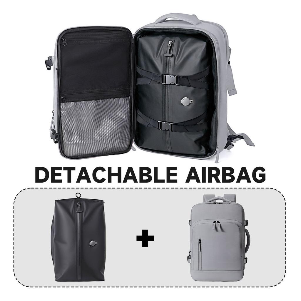 Schoolbag Backpack Women's Short Trip Bag Male College Student Expandable Commuter Business Laptop Backpack School Bag