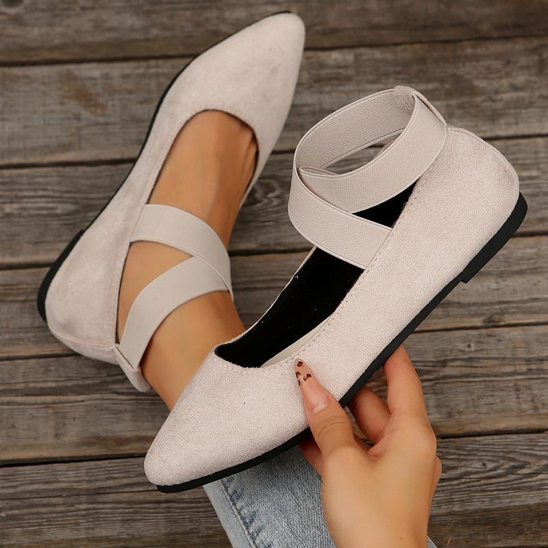 Large size casual shoes women's spring and summer new foot cover Doudou women's shoes shallow mouth flat sole shoes