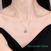 Smyoue 0.5-5CT D Color Zircon/moissanite Necklace for Women Sparkling Lab Diamond Pendant 925  Silver Wedding Jewelry