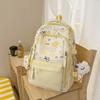 New Schoolbag, Japanese INS Style, High Aesthetic, Fresh Sweet, Cute Cartoon Backpack, Lightweight Backpack for Middle and High School Students