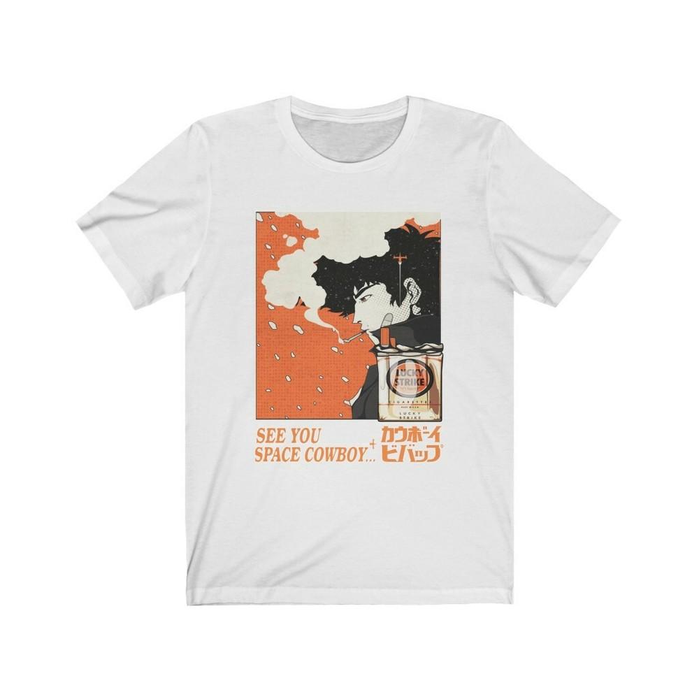 Cowboy Bebop Funny Anime Cartoon Logo Unisexs Black Tshirt Size S To 3xl M