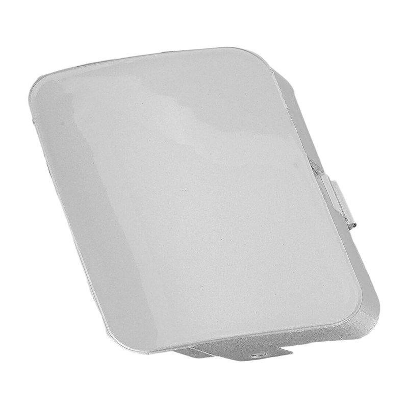 53286-42931 53285-42930 1Pair Silver Front Bumper Tow Hook Cover Cap Fit For Toyota RAV4 2006-2008