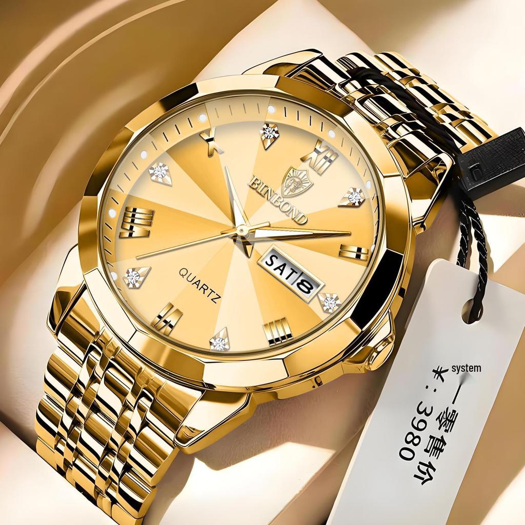 Binbang Retro Men's Quartz Watch – Niche Bestseller