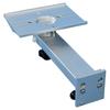 Wandhalterung aus Aluminiumlegierung mit geradem Arm, Gerätemonitorständer mit Aufbewahrungskorb, Wandhalterung für Monitor