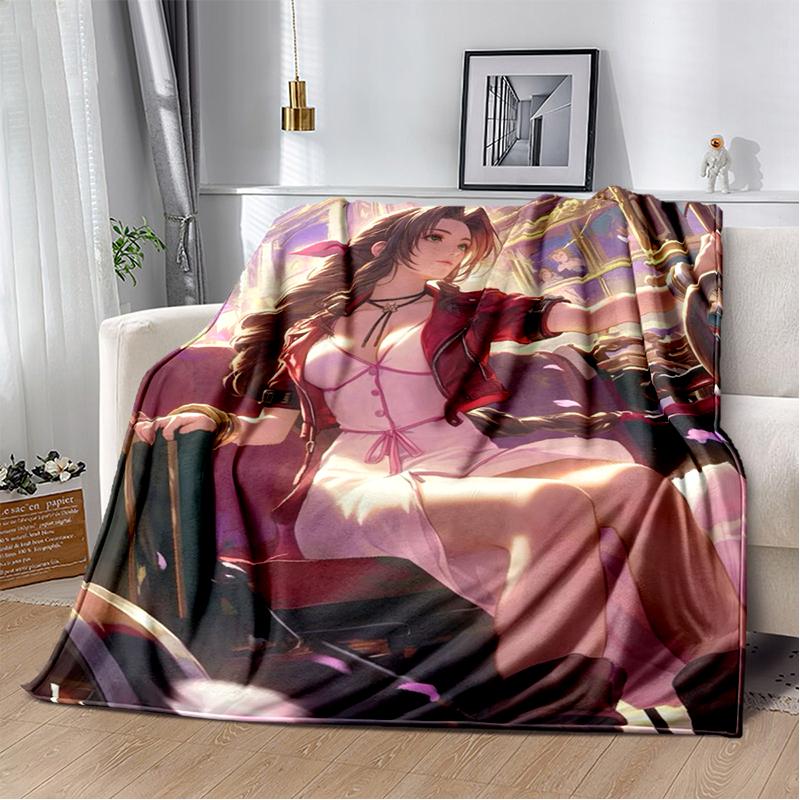 29 Style New Sephiroth Final Fantasy Games Cloud Tifa Aerith Blanket,Soft Throw Blanket for Home Bedroom Bed Sofa Cover Kids