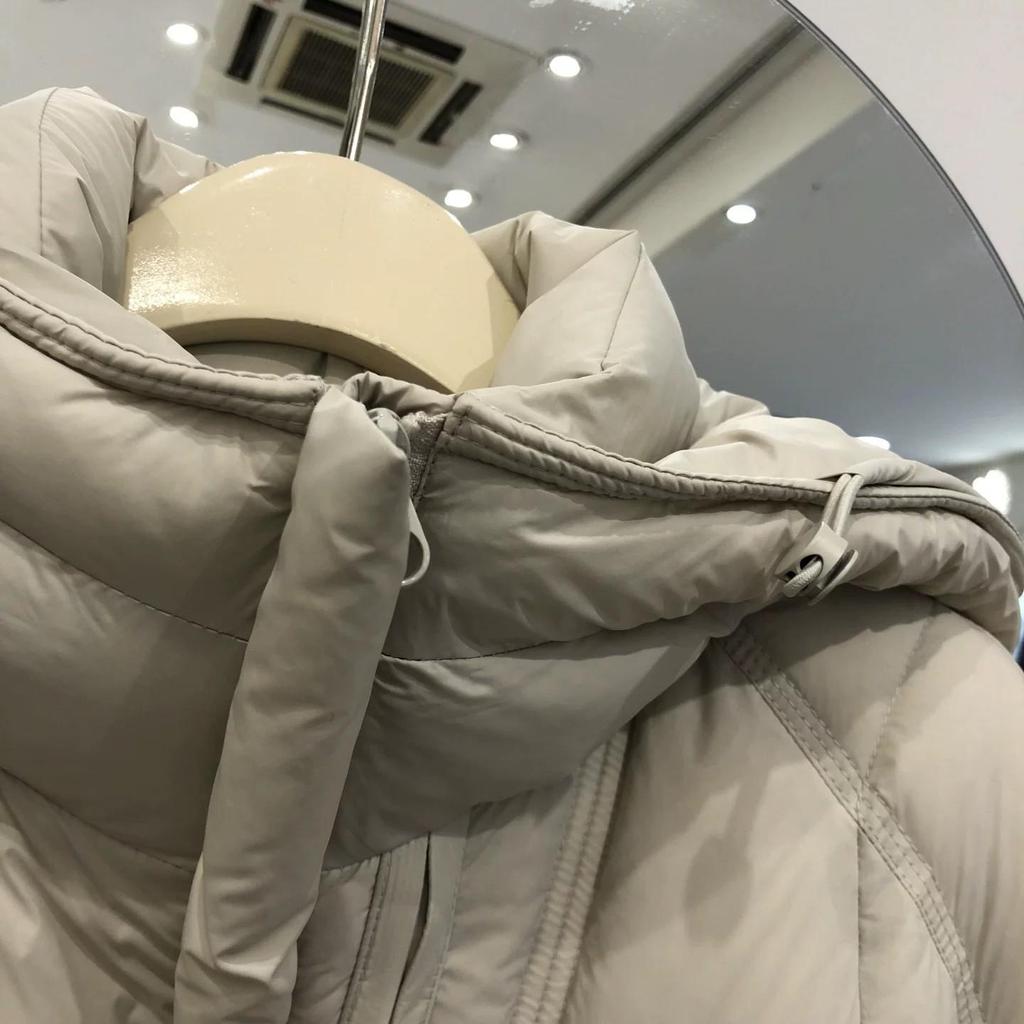 2025 Winter New Arrival Women's Hooded Puffer Jacket: Solid Color, Loose, Fluffy, Versatile, Fashionable Outerwear
