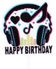 Topper Na Tort Akrylowy Happy Birthday Tik Tok Wz1