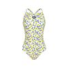 Arena Positano One Piece Double Cross Strap Back Wht A6bl1lo15