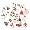 Christmas Oil Drip Alloy Small Pendant Bracelet Necklace Pendant Handmade Diy Material Jewelry Accessories