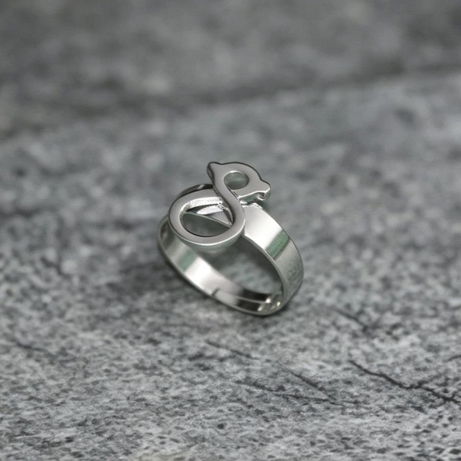 Number 8 Ring for Man, Personality Charm, Cocktail Party Accessories, Eight Punk Vintage Number Black 8 Eight Pool Billiard