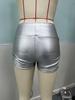 In Stock: 2025 Summer Butt-Lifting Sexy Solid Color Women's Hot Pants Shorts - European and American Style.