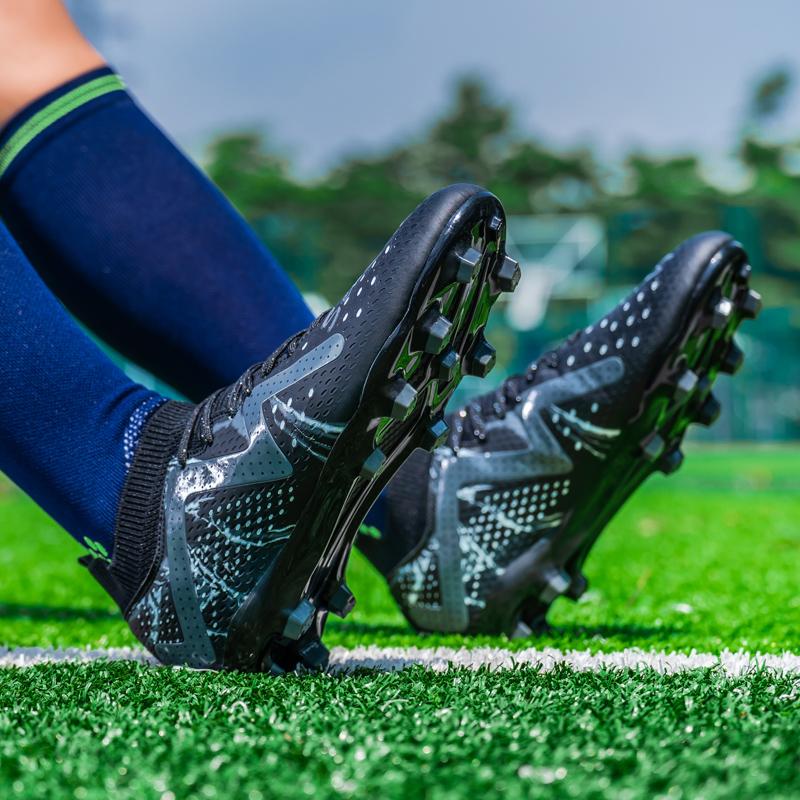 Herren Fußballschuhe Society Fußballschuhe Freizeit Hohe Qualität Professionelles Feld Studenten Training Sport Nocken Fußballschuhe