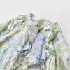 French Retro Inner Printed Shirt, New Summer Style, Foreign Style Age-reducing Loose Version, Top, Women's Loose