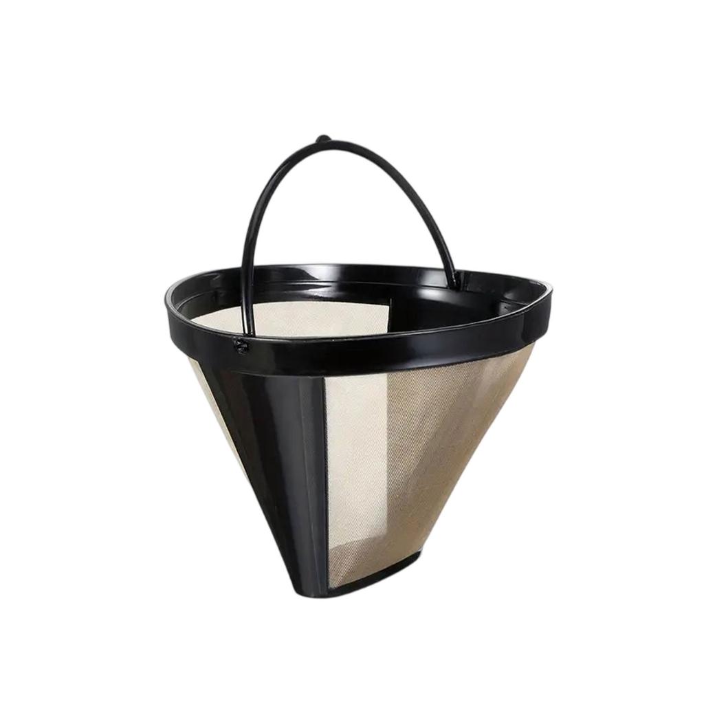 Coffee Filter, Hand Brewed Coffee Pot Without Filter Paper Filter, Drip Type Coffee Net Funnel