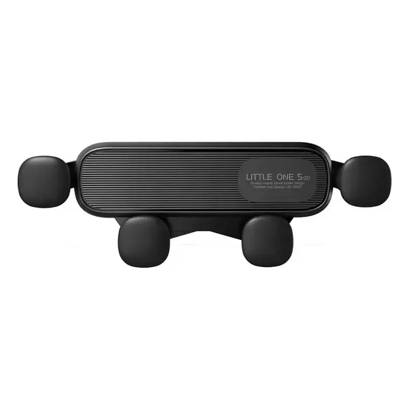Universal Gravity Telephone Mini Car Air Vent Phone Holder High Quality Phone Mount Car Mobile Stand чёрный