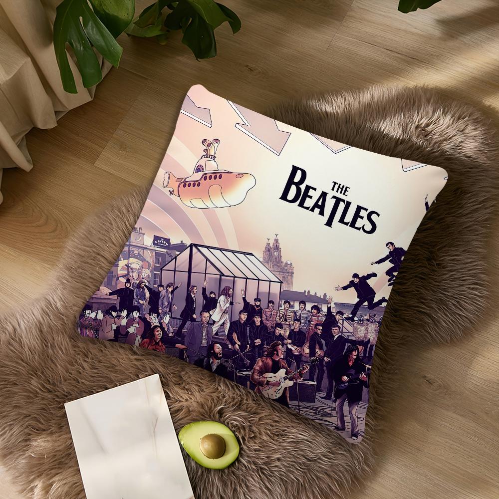 

Чехол для подушки Band The B-Beattles, декоративная подушка для гостиной, квадратная подставка для спинки дивана, наволочка для отдыха и сна 30x30CM(12x12in)