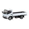 Aoshima Bunka Kyozai Rakupura Snap Kit Hino Dutro Plataforma Plana Escala Kit de Modelo de Plástico Ltda.. (AOSHIMA) Não. 23-WE (Branco) 1/32 Pré-colorido