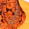 Halloween Role Play Supplies Witch Hat, Bat Spider Web Print Wizard Hat Stiff Wide Brim for Cosplay Costume, Party Supplies, Stage Performance Props