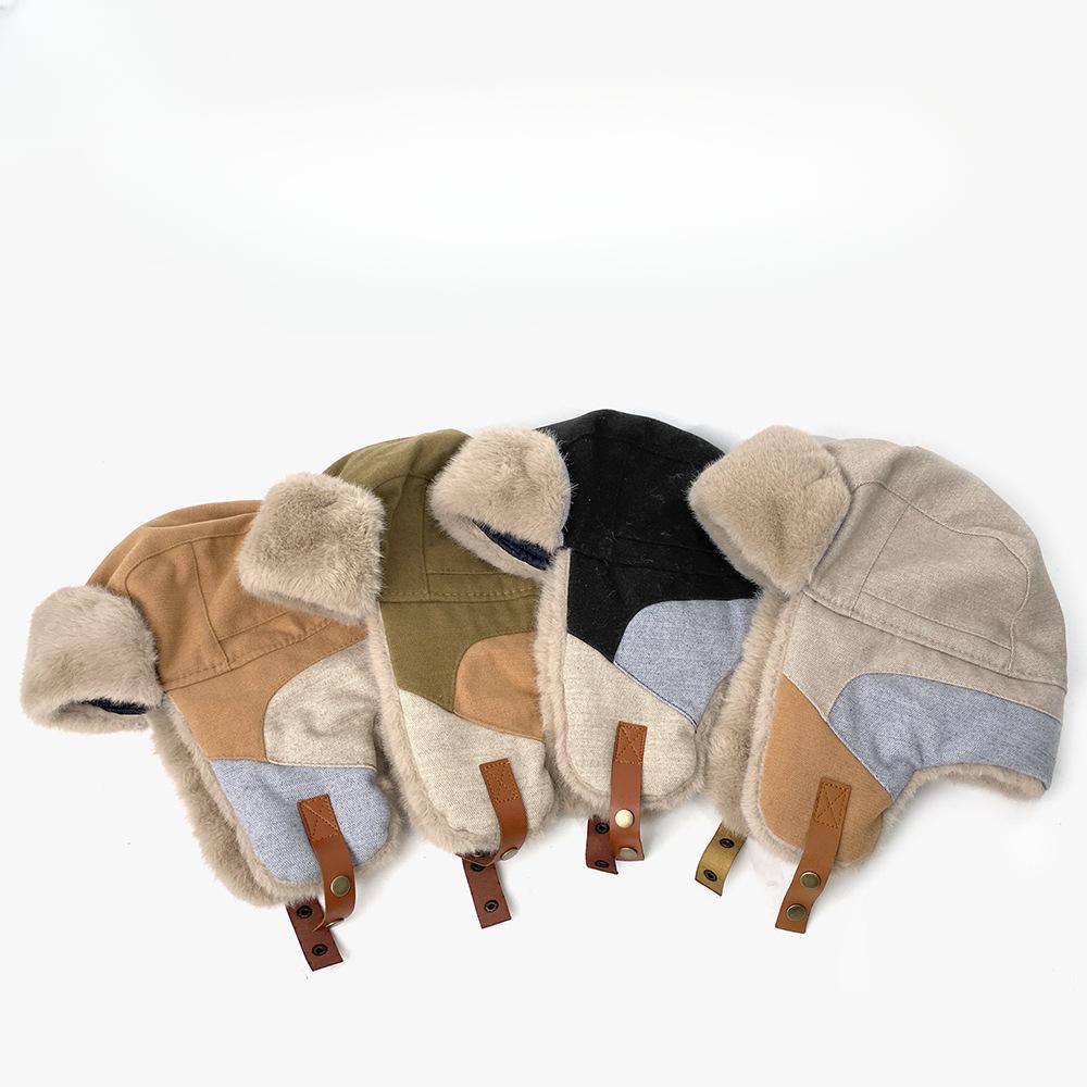 Lei Feng Hat Men's Cold proof and Warm Ear Protection Fashionable and Versatile High End Outdoor Riding Hat Women's Windproof