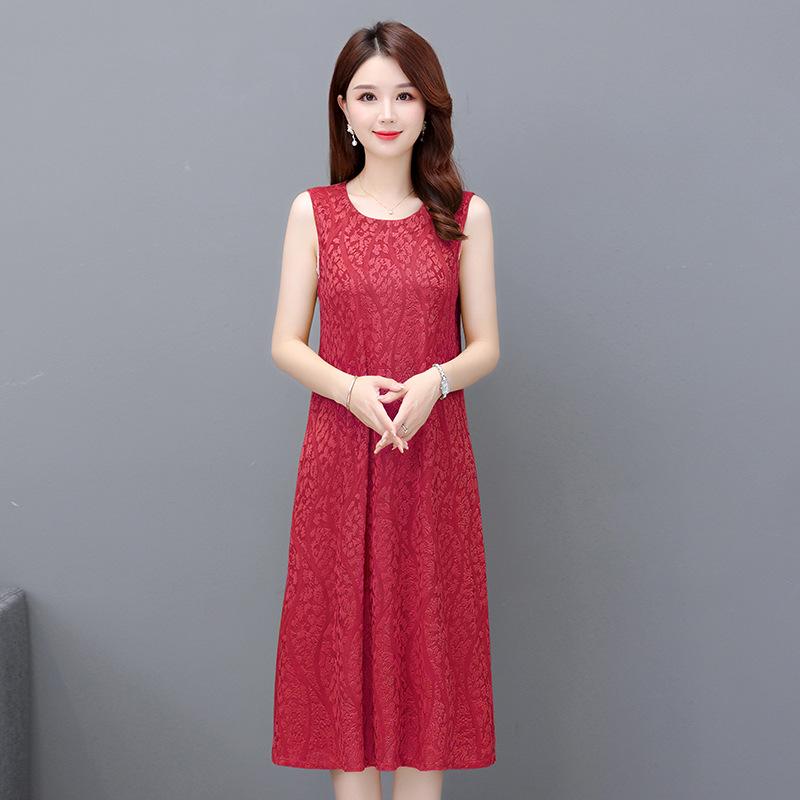 Rochie de vară din două piese 2023 cu șal cardigan de lungime medie