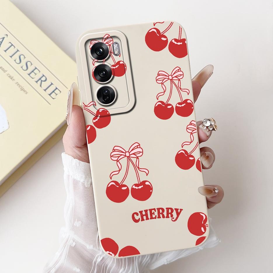 For Oppo Reno 12 Pro Case CPH2629 New Fashion Candy Painted Cover Soft TPU Matte Phone Case For Oppo Reno12 Pro 5G Fundas Bumper