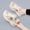 Sports shoes platform dad shoes women's soft leather versatile casual women's lightweight