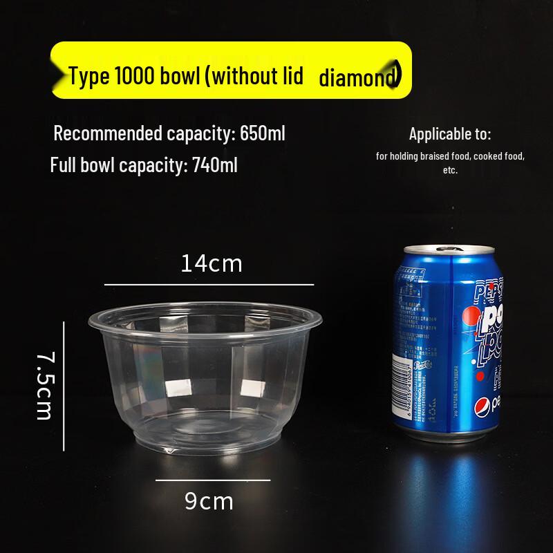 Disposable Plastic Takeaway Bowls