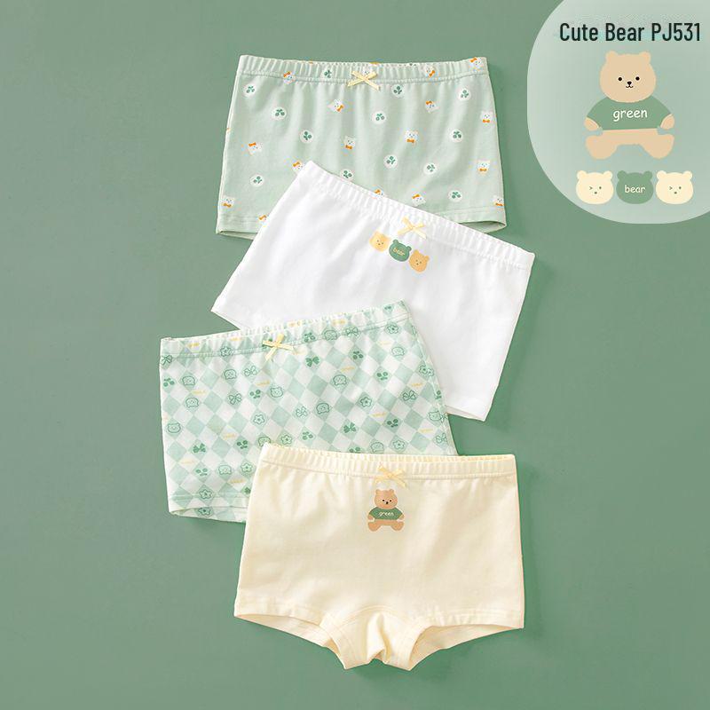 

Антибактеріальні труси-боксери з чистої бавовни для дівчаток - розмір А для дітей середнього та великого віку 140 cm