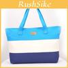 Stylish Women Canvas Stripe Handbag For Effortless Summer Beach And Travel Fashion