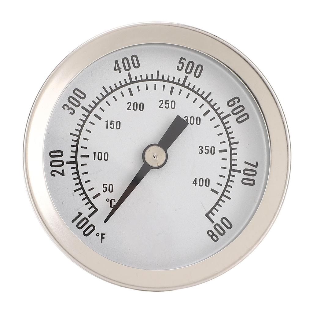 Dial Thermometer High Accuracy Dual Scale 100 To 800 Fahrenheit  50 To 400 Celsius  62mm Oven Temperature Meter