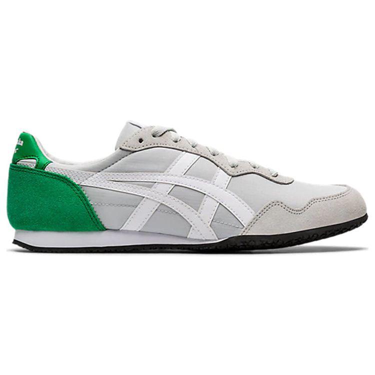 Onitsuka Tiger Serrano Comfortable Non-Slip Durable Lightweight Supportive Low-Top Casual Shoes Unisex sneaker Gray Green 1183A237-021