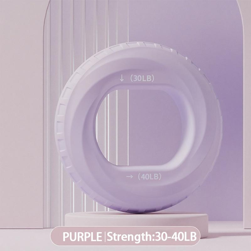 Silicone Grip Strength Ball for Wrist Arm Muscle Training Finger Rehabilitation Double Strength Grip Circle