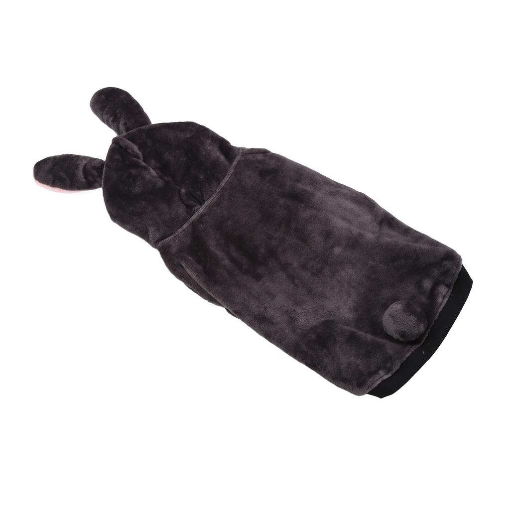 Haustier Warmer Mantel Weich Verdickt Niedlich Kapuzenpullover Hunde Winterkleidung für Mittelgroße Große Hunde Grau 8XL