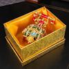 Exquisite Metal Trinket Box Telephone Shape Jewelry Case Small Accessory Storage Box for Displaying Delicate Accessories