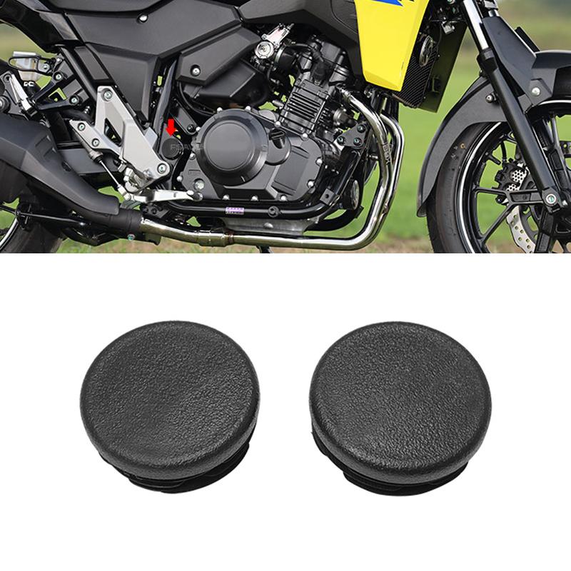 Frame End Caps Frame Hole Cover Caps Plug Decorative For Suzuki DL250 V-Storm DL 250 VStrom 250 2018-2023 2022 2021 Motorcycle