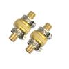 3-Pack Garden Brass Hose Mender End Repair Kit Hose Connector For Inner Dia 1/2