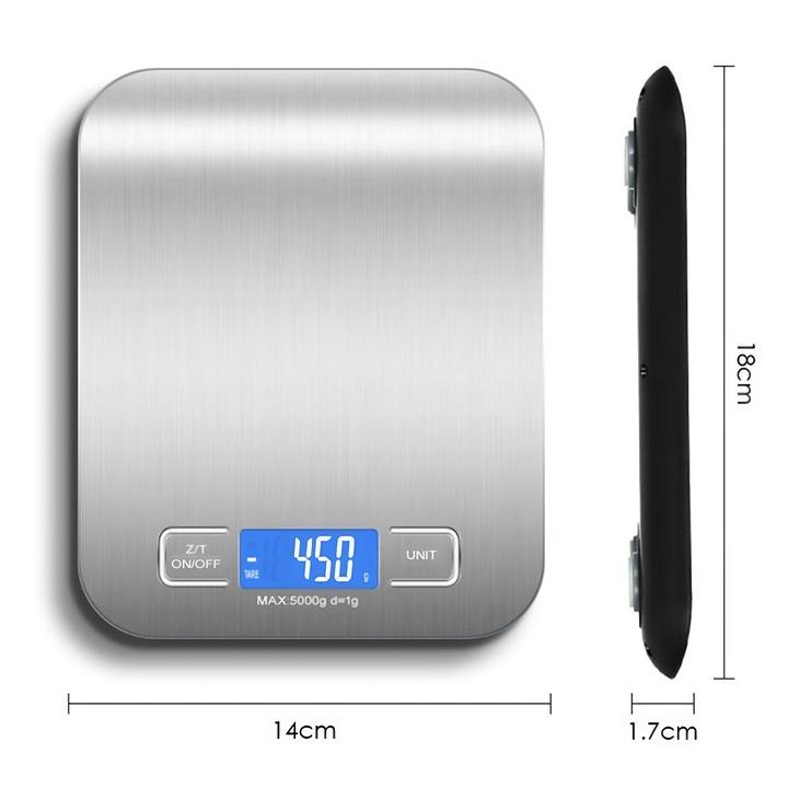 Elektroniczna Waga Kuchenna Precyzyjna 5Kg/1G Lcd