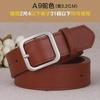 New Women Fashion PU Leather Belt Square Buckle Pin Buckle Jeans Black Belt Luxury Brand Vintage Strap Male and Female Waistband