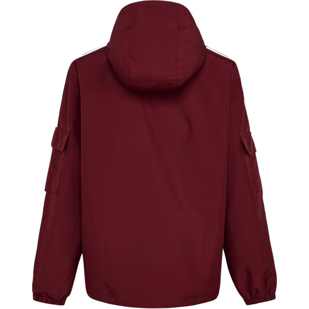 Adidas Originals Stag Track Commuting Casual Sports Striped Hooded Long Sleeve Jacket Unisex Jacket KV8848