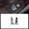 LHD Black Car Interior Front Door Window Lift Switch Button Panel Trim Cover Replace For BMW 5 Series G30 G31 F90 525i 530i 540i