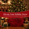 Foldable Christmas Tree Skirt Round Xmas Tree Base Decor Fashion Tree Bottom Decoration  Office