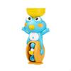 Frog Bath Toy Upright with Water Wheel for Young Children, Kids, Blue