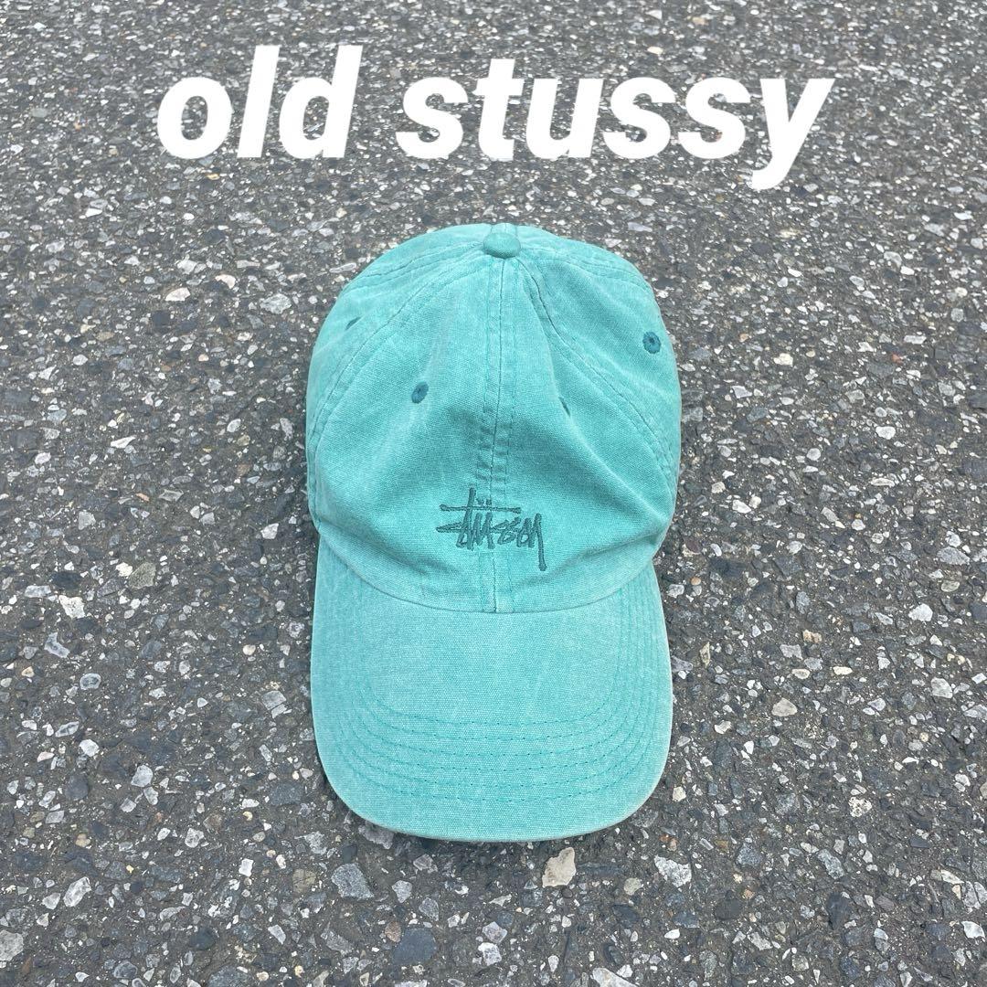 

[USED] Stussy cap vintage archive emerald green 90s