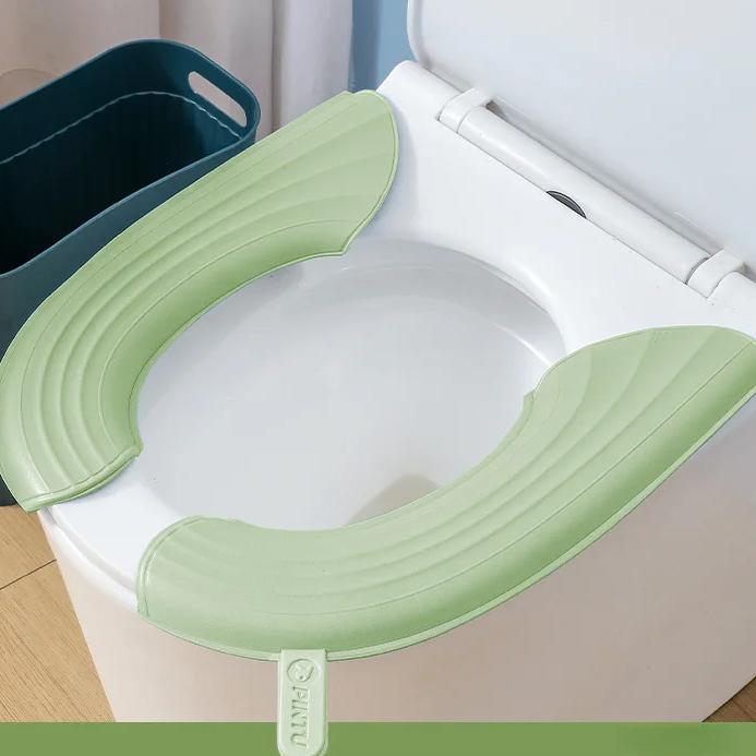 Tappetino per WC impermeabile per tutte le stagioni, cuscino per sedile WC portatile, coprisedile per WC spesso in EVA, accessori per il bagno